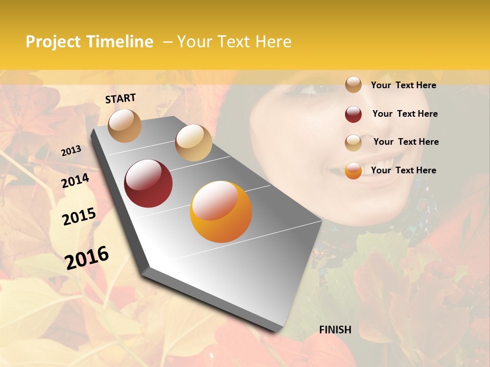 Black White Happy PowerPoint Template