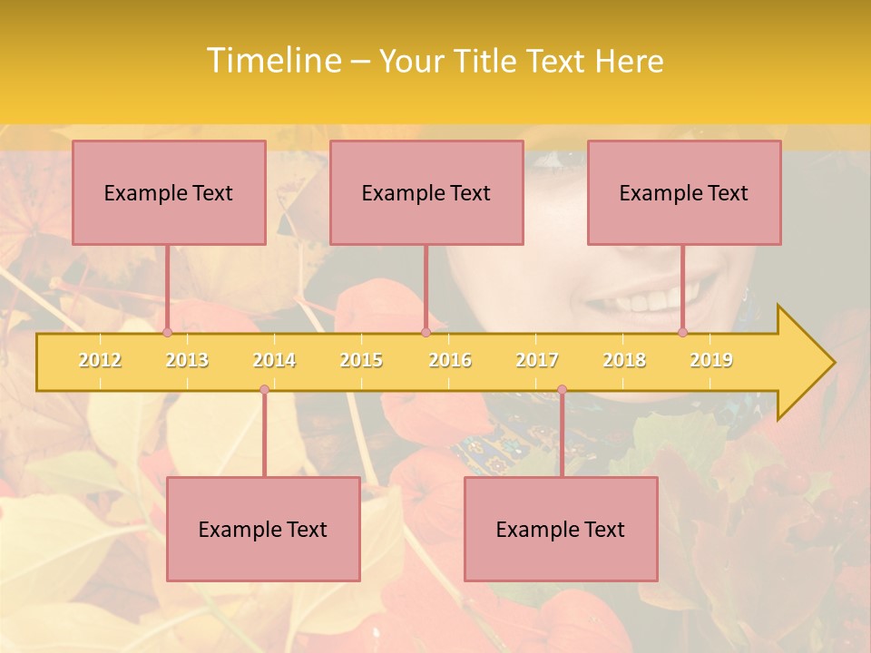 Black White Happy PowerPoint Template
