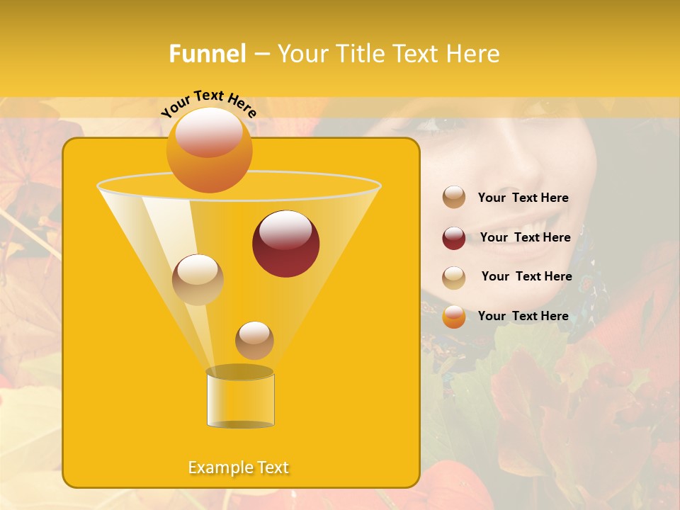 Black White Happy PowerPoint Template