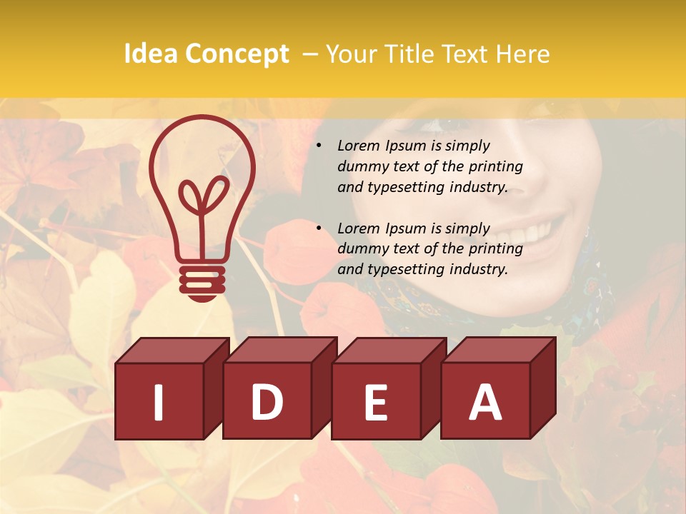 Black White Happy PowerPoint Template