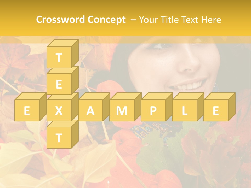 Black White Happy PowerPoint Template