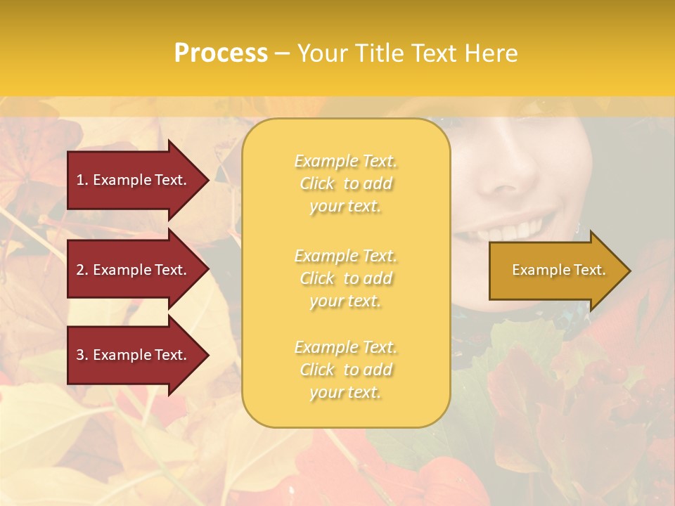 Black White Happy PowerPoint Template