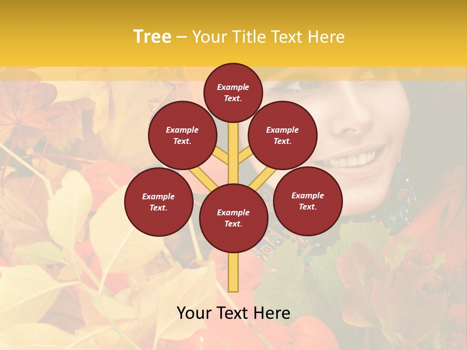 Black White Happy PowerPoint Template