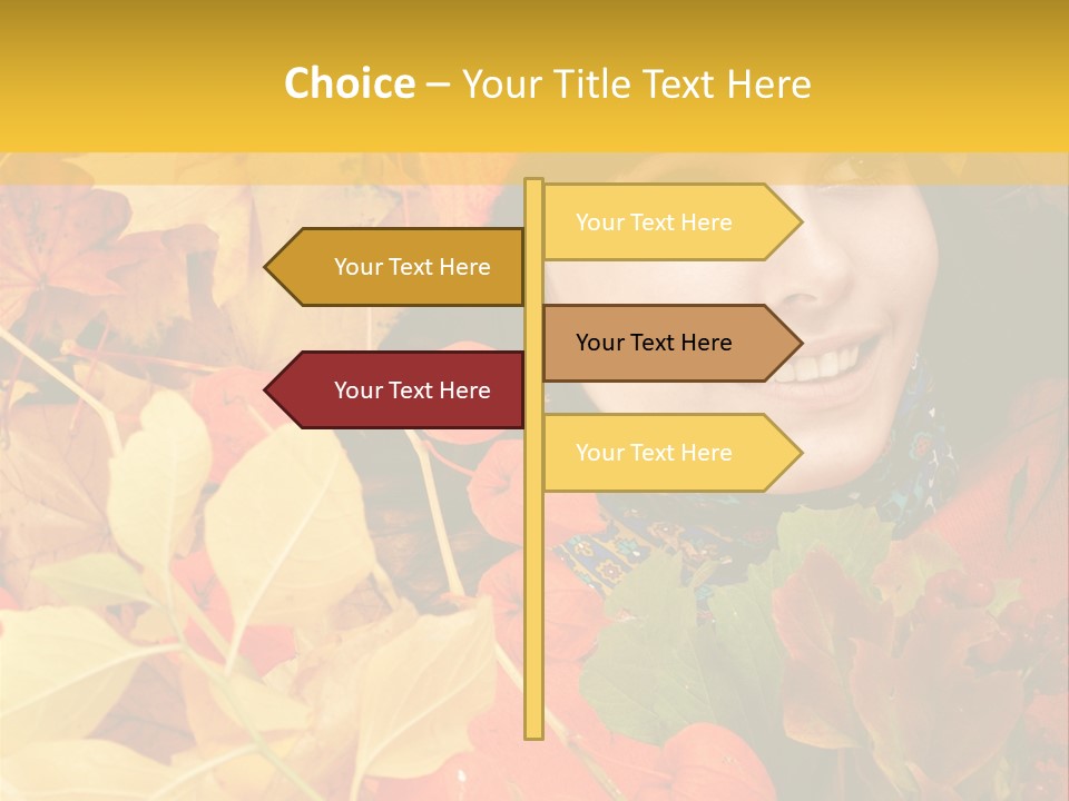 Black White Happy PowerPoint Template