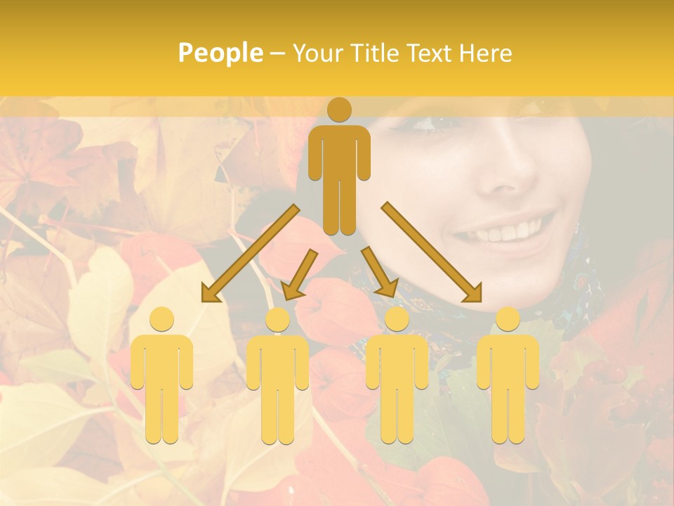 Black White Happy PowerPoint Template