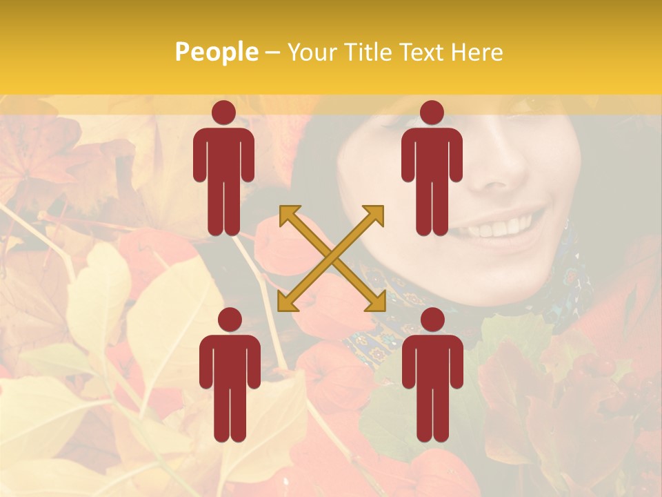 Black White Happy PowerPoint Template