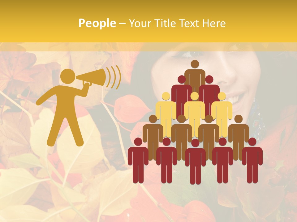 Black White Happy PowerPoint Template