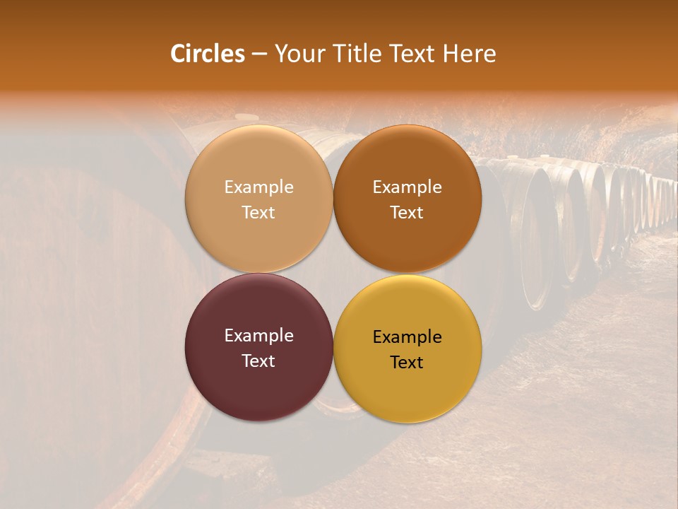 Drink Oak Cellar PowerPoint Template