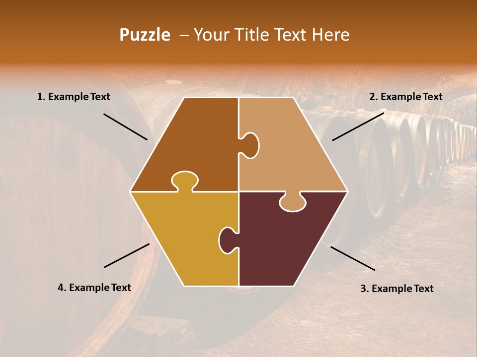 Drink Oak Cellar PowerPoint Template