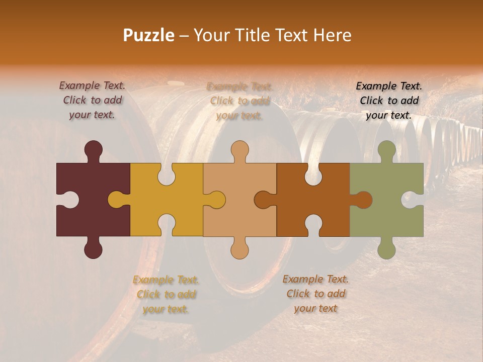 Drink Oak Cellar PowerPoint Template