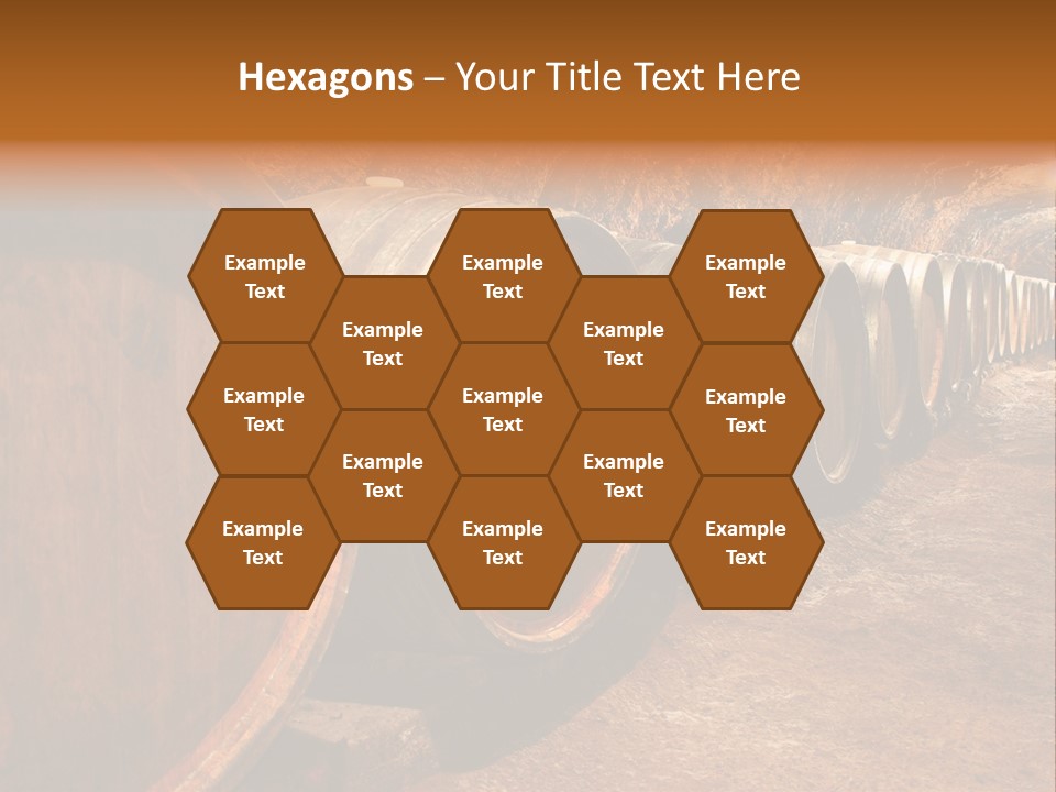 Drink Oak Cellar PowerPoint Template