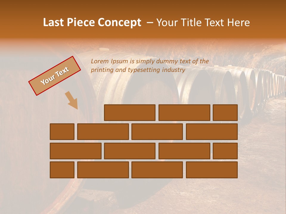 Drink Oak Cellar PowerPoint Template