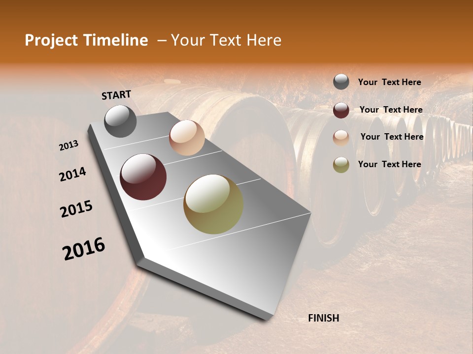Drink Oak Cellar PowerPoint Template