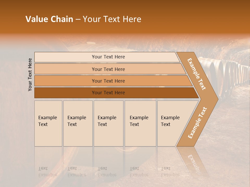 Drink Oak Cellar PowerPoint Template