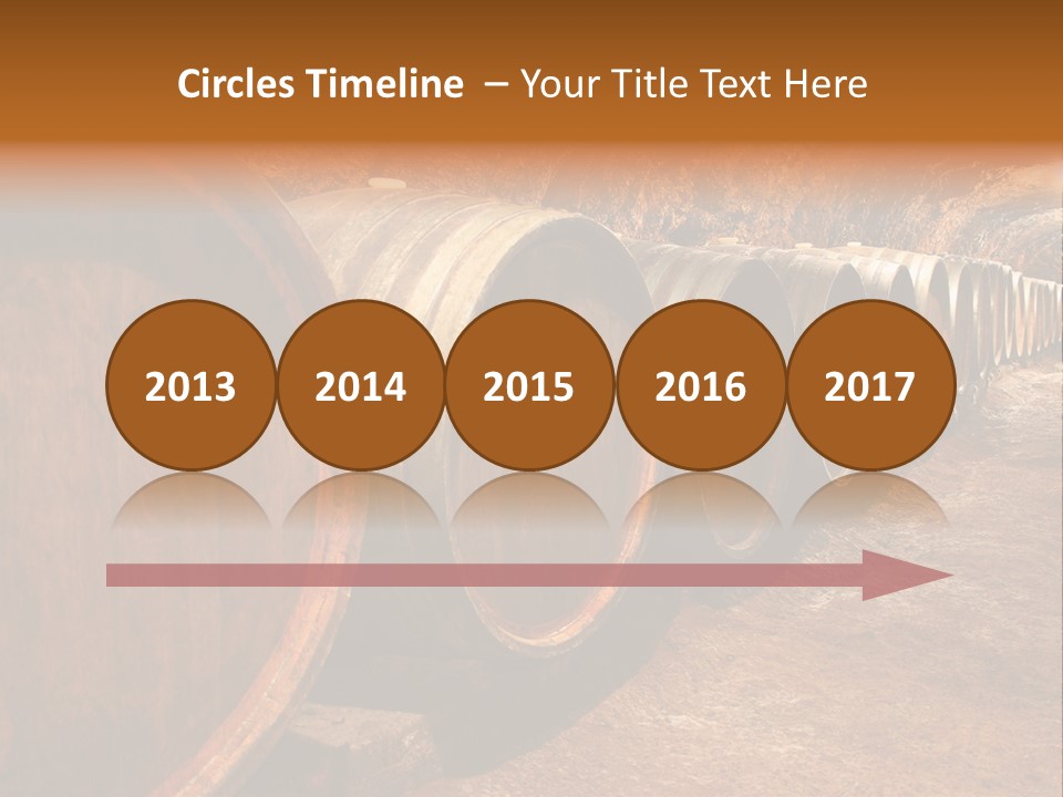 Drink Oak Cellar PowerPoint Template