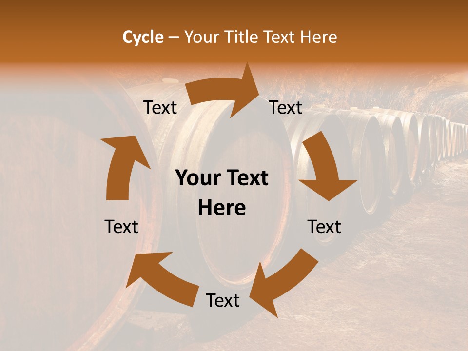 Drink Oak Cellar PowerPoint Template