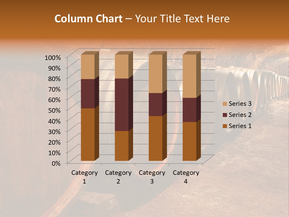Drink Oak Cellar PowerPoint Template
