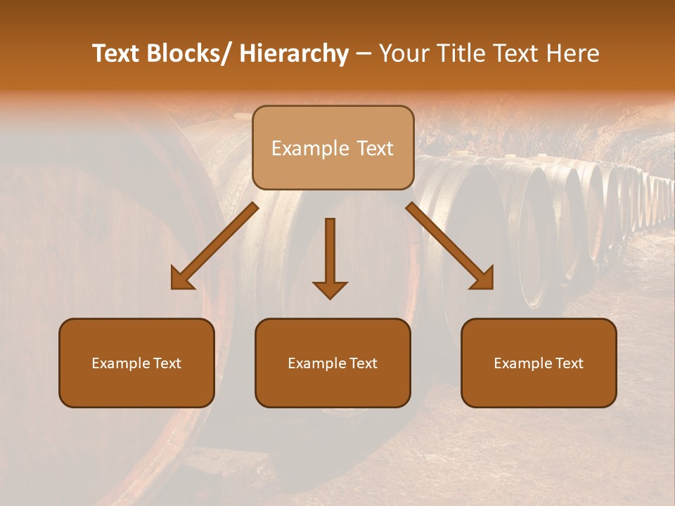 Drink Oak Cellar PowerPoint Template