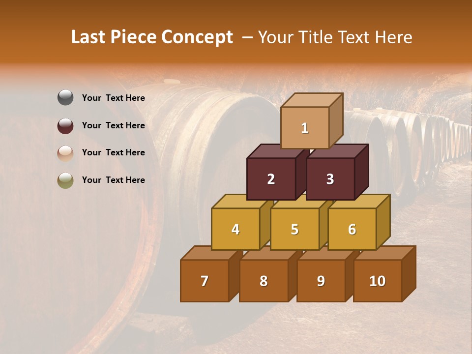 Drink Oak Cellar PowerPoint Template