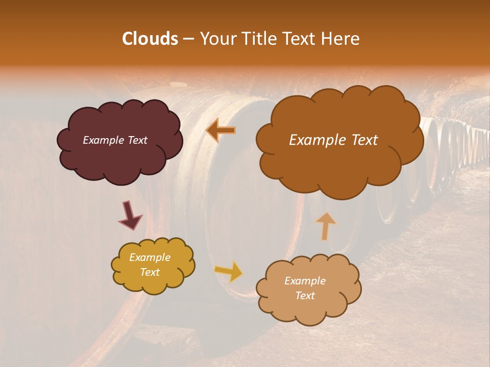 Drink Oak Cellar PowerPoint Template