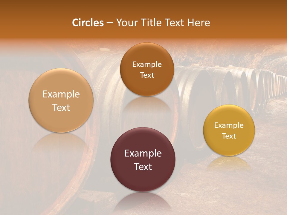 Drink Oak Cellar PowerPoint Template