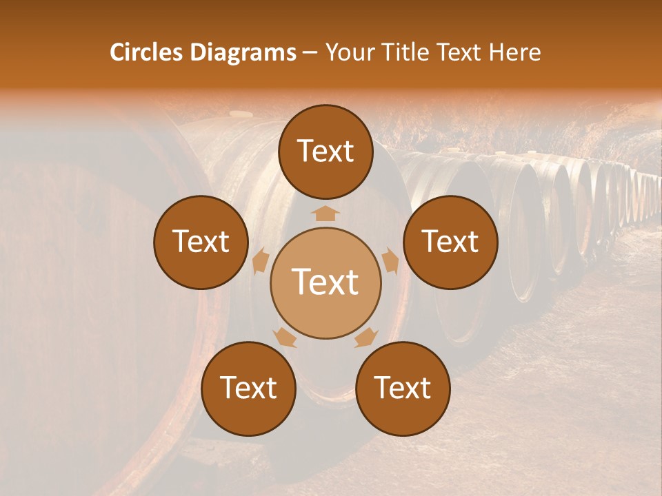 Drink Oak Cellar PowerPoint Template