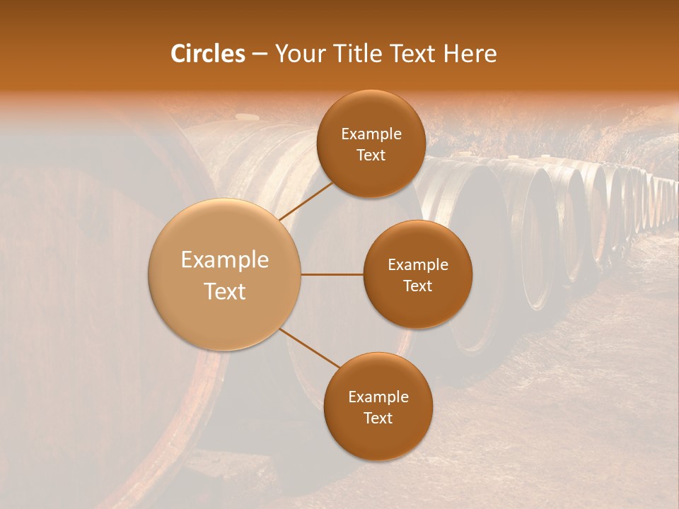 Drink Oak Cellar PowerPoint Template