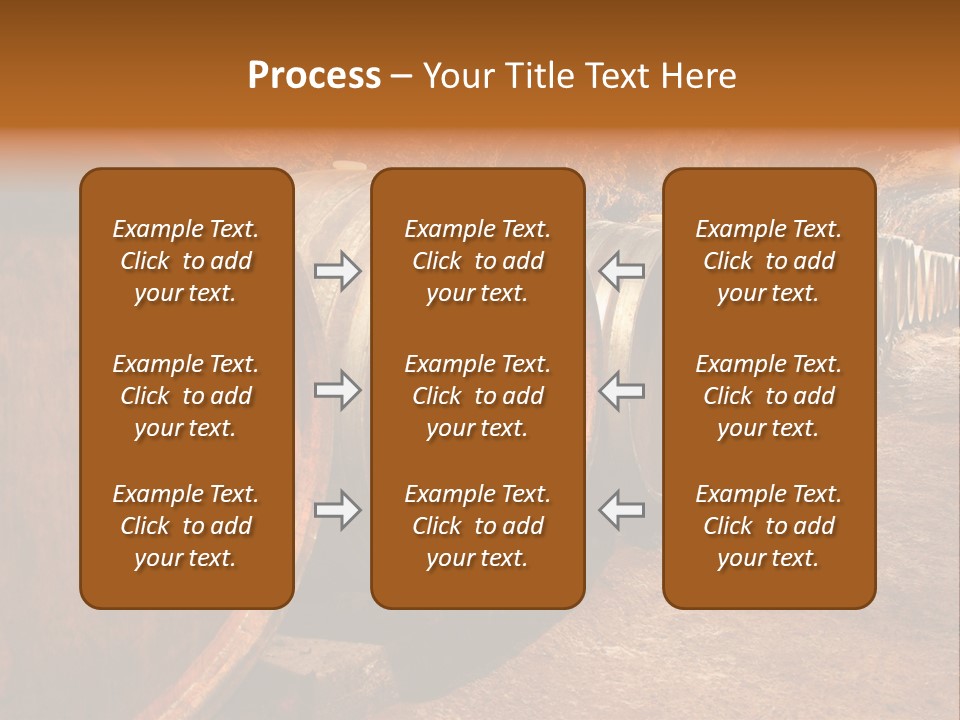 Drink Oak Cellar PowerPoint Template
