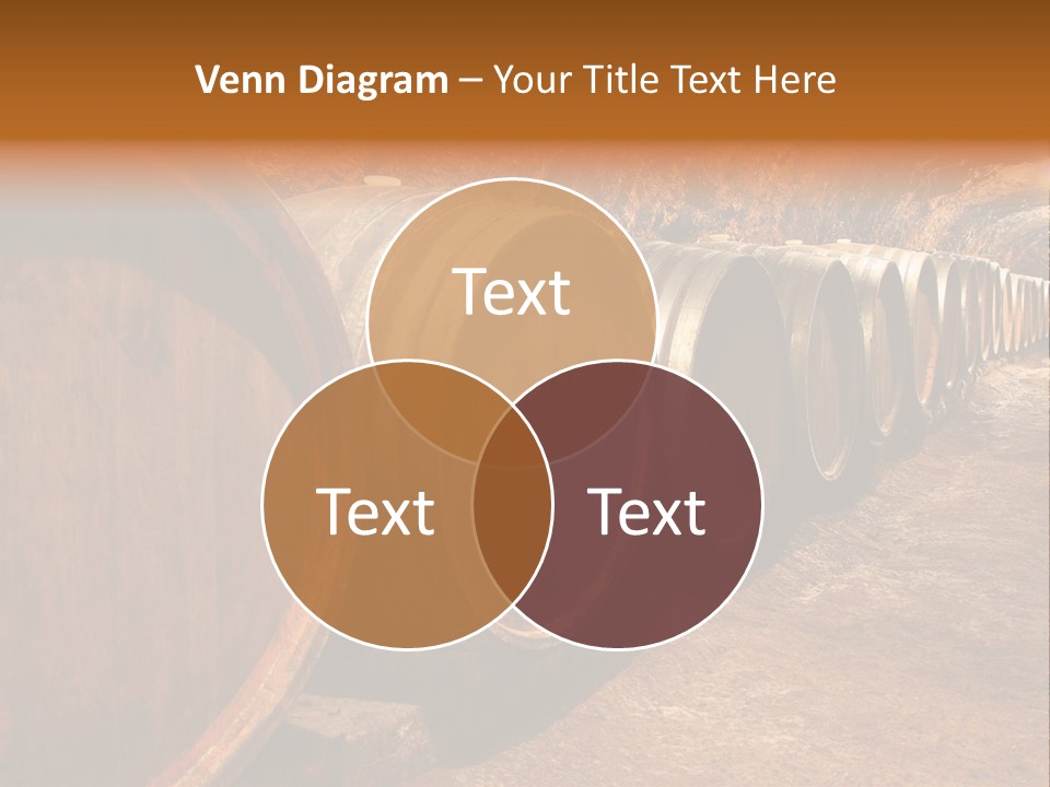 Drink Oak Cellar PowerPoint Template