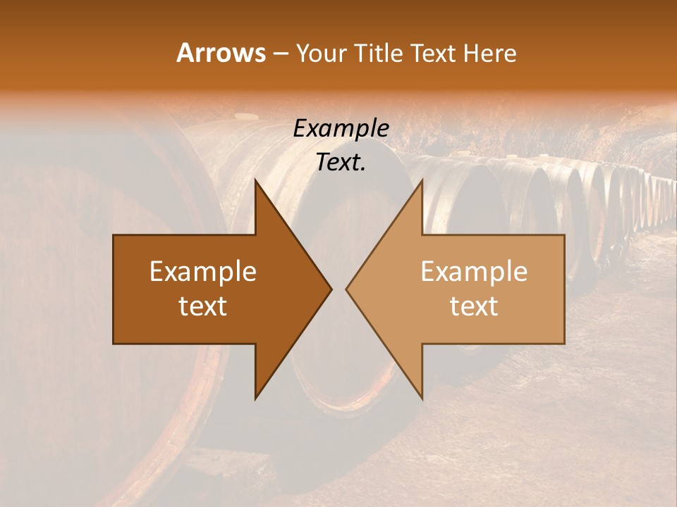 Drink Oak Cellar PowerPoint Template