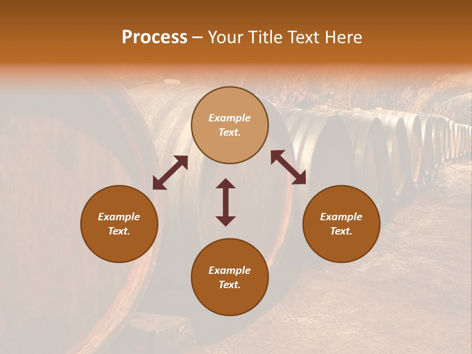 Drink Oak Cellar PowerPoint Template