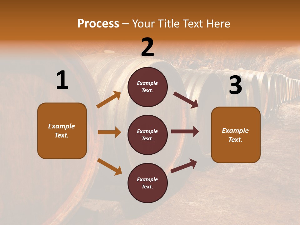 Drink Oak Cellar PowerPoint Template
