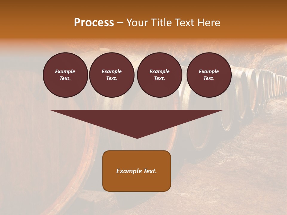 Drink Oak Cellar PowerPoint Template