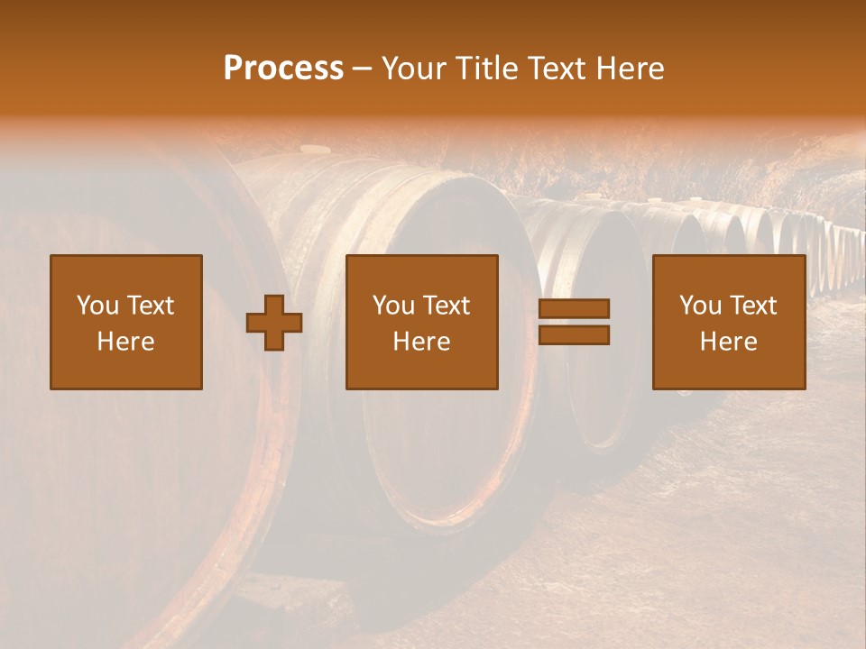Drink Oak Cellar PowerPoint Template