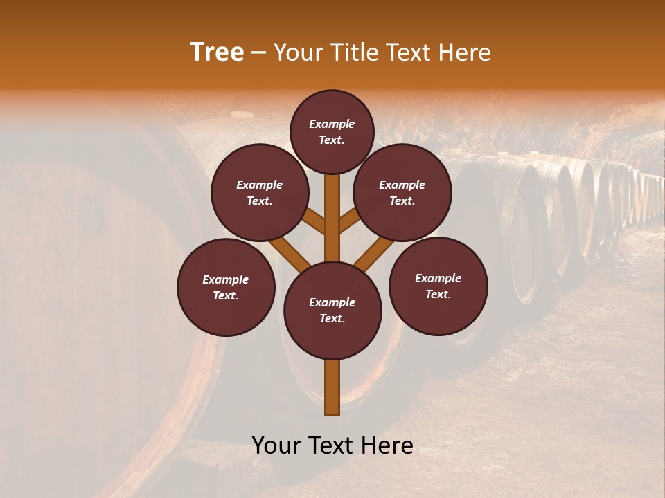 Drink Oak Cellar PowerPoint Template