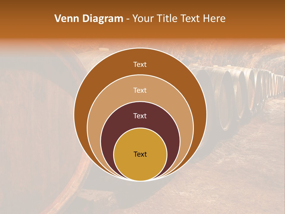 Drink Oak Cellar PowerPoint Template