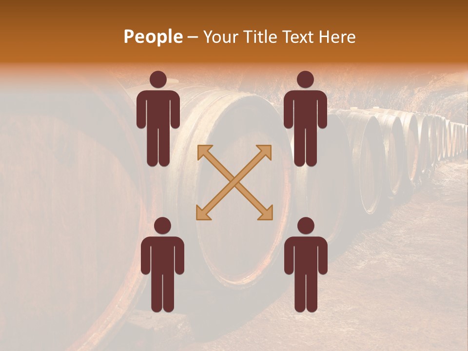 Drink Oak Cellar PowerPoint Template