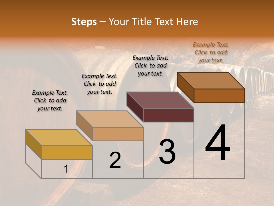 Drink Oak Cellar PowerPoint Template