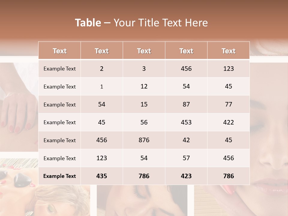 Spa Stock PowerPoint Template
