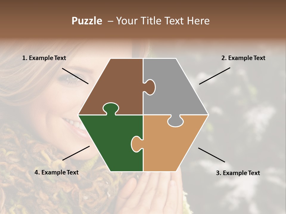 Smiling Women PowerPoint Template