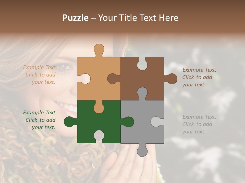 Smiling Women PowerPoint Template