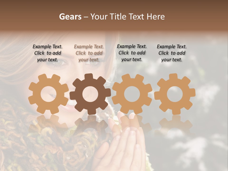 Smiling Women PowerPoint Template