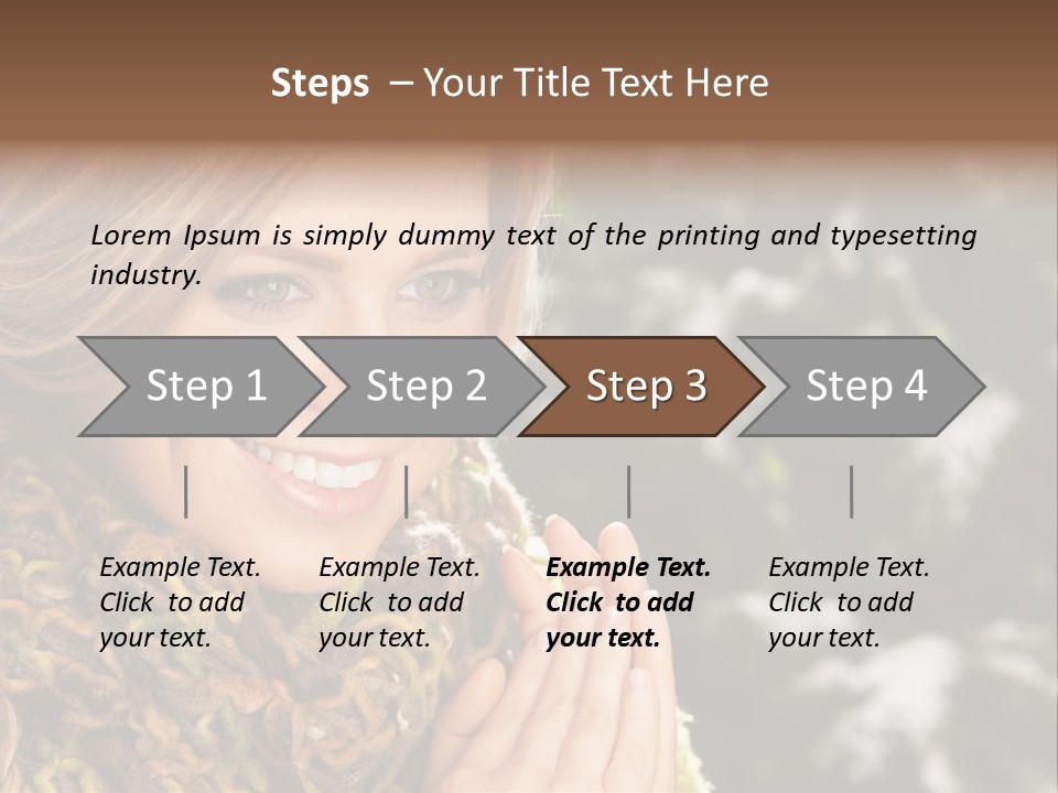 Smiling Women PowerPoint Template