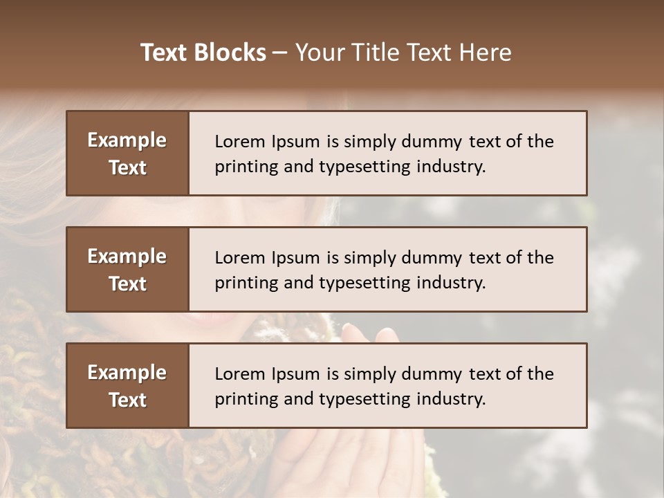 Smiling Women PowerPoint Template