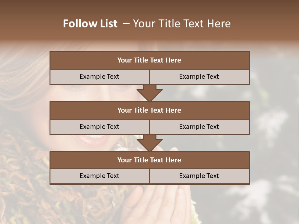 Smiling Women PowerPoint Template