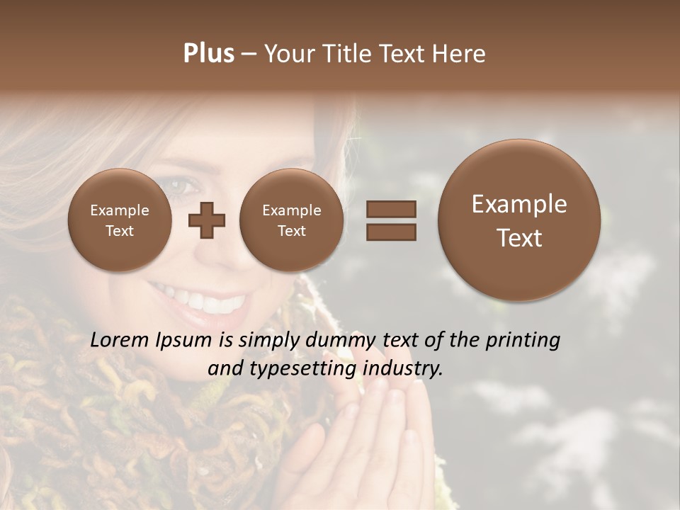 Smiling Women PowerPoint Template
