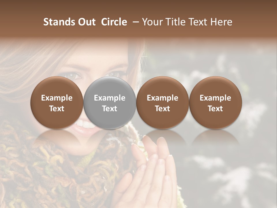 Smiling Women PowerPoint Template