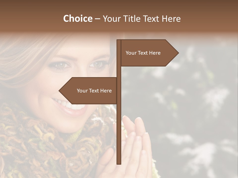 Smiling Women PowerPoint Template