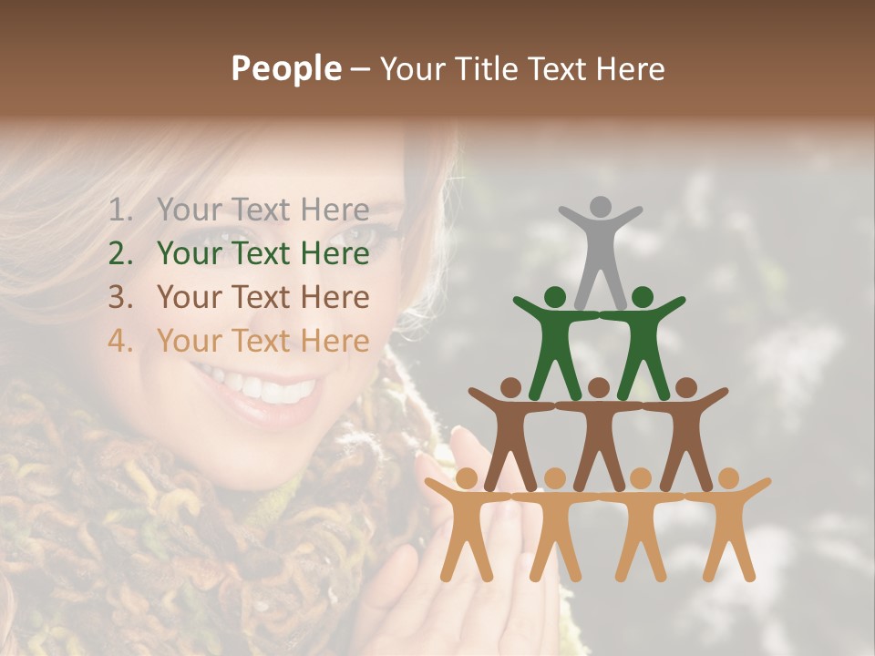 Smiling Women PowerPoint Template