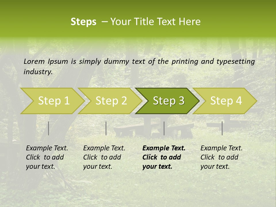 Summer Rest Seat PowerPoint Template